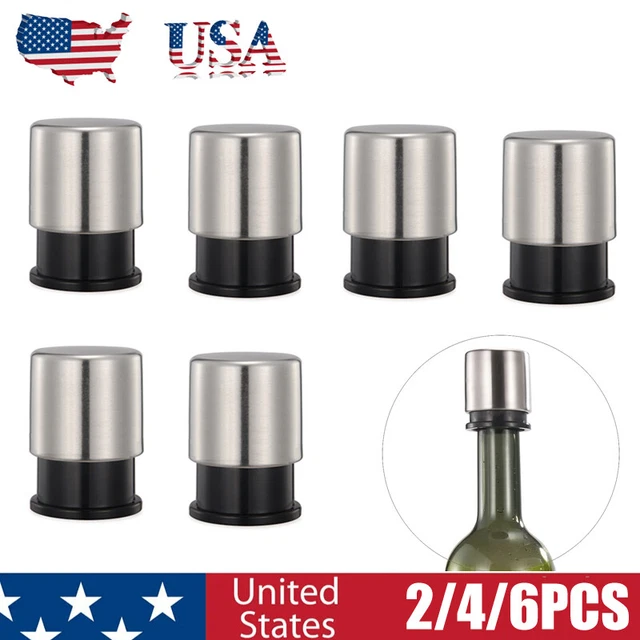 Wine Bottle Cork Reusable Vacuum Sealed Champagne Red Wine Bottle Stopper Cap