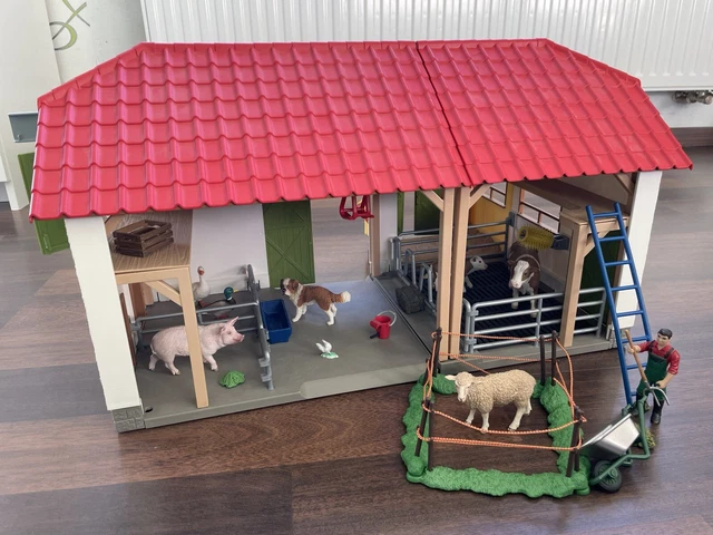 SCHLEICH 42333 GROSSER Bauernhof FARM WORLD Mit Tieren Und Zubeh r schleich-42333-grosser-bauernhof-farm-world-mit-tieren-und-zubeh-r