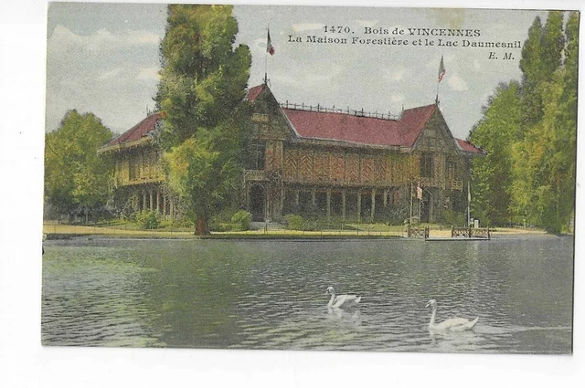 94  Vincennes  Le Bois  La Maison Forestiere Et Le Lac Daumesnil