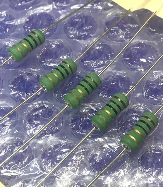 5 Resistenze a filo 10 ohm 2W ±5%  Ø5x11mm ( 5 pezzi )