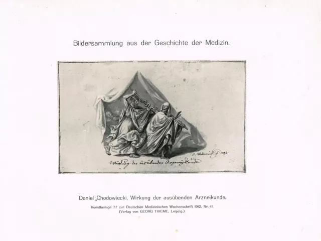 Kunstbeilage Medizinische Wochenschrift  1912 No. 41  Wirkung Arzeneikunde