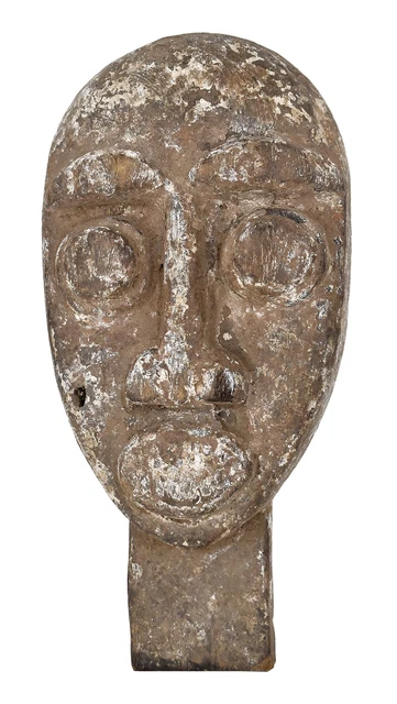 Ibibio Eket Mask Small Flat Cross River Nigeria African Art