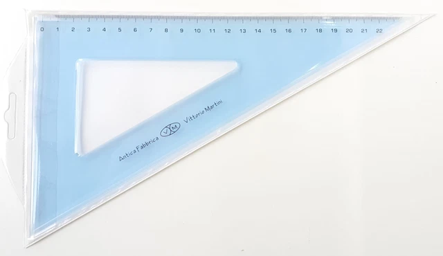 Squadra In Alluminio FARA 32 Cm A 60° - Rettificata Con Millimetratura - Foto 8