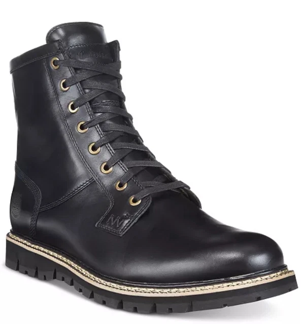 Timberland Men\'s Britton Hill Moc Toe Black Lace -up Boots Size 10 Desertcart Logo main image 3
