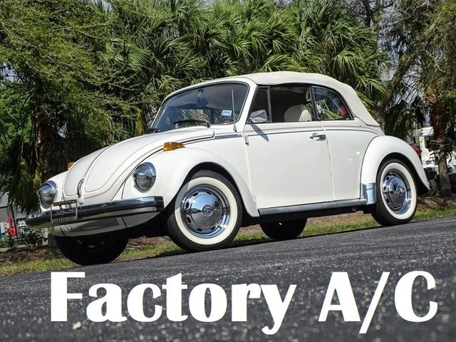 1979 Volkswagen Beetle Convertible Triple White