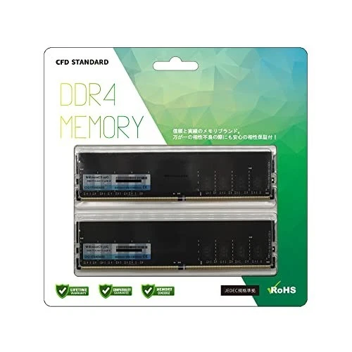 CFD STANDARD 16GB 2x8GB DDR4 2666 Desktop RAM W4U2666CS-8G £152.41