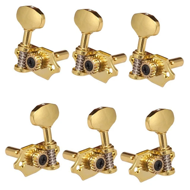 Accordeurs 6 Pièces Open Tuning Pegs pour Accessoires de Guitare Acoustique -