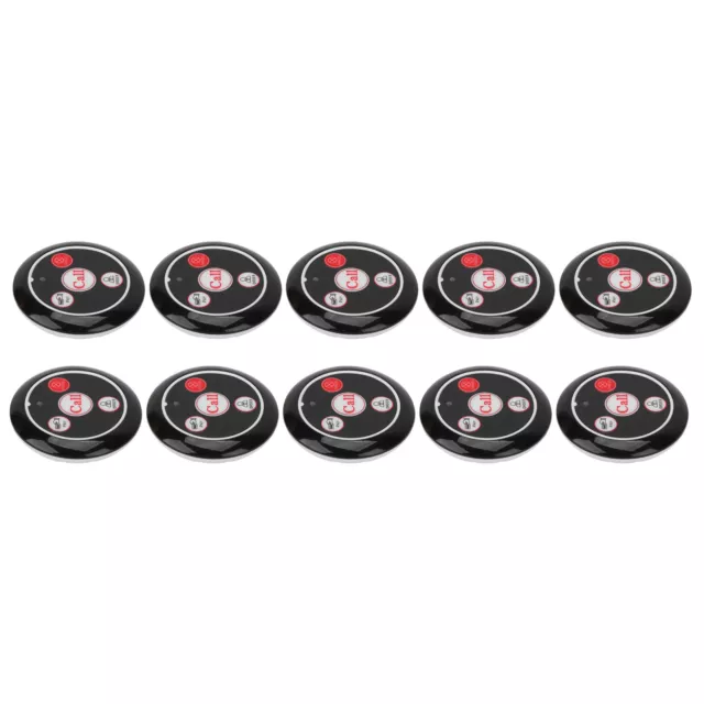 10pcs Wireless Pager Call Button RF Wireless Restaurant Call Buttons With AB AUS 3