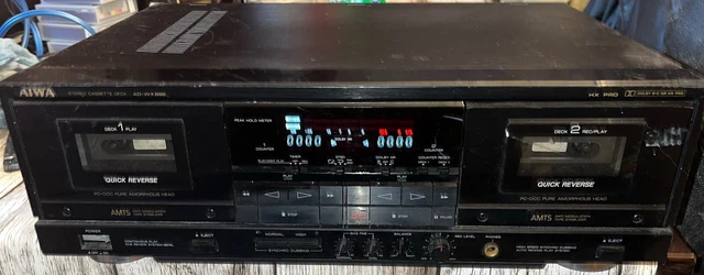 Double Platine K7 Aiwa ADWX888 - Pour Pièces Détachées Ou Réparation