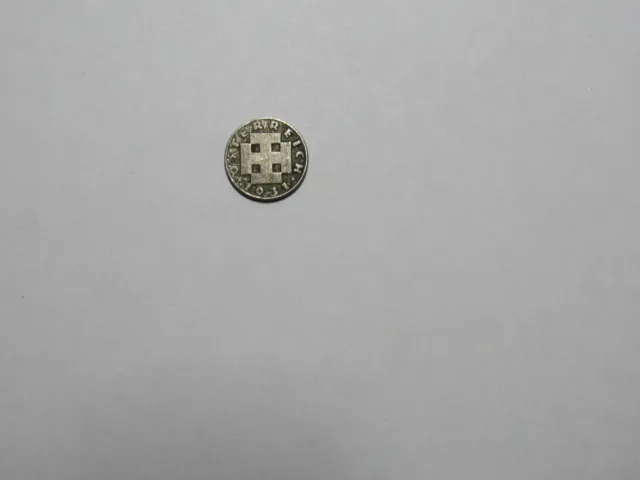 Old Austria Coin - 1931 5 Groschen - Circulated