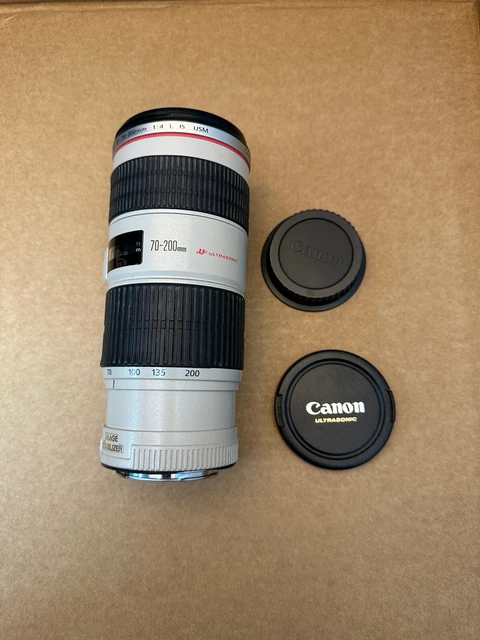 Canon EF 70-200 Mm F/4 L IS USM Objectif Zoom Occasion