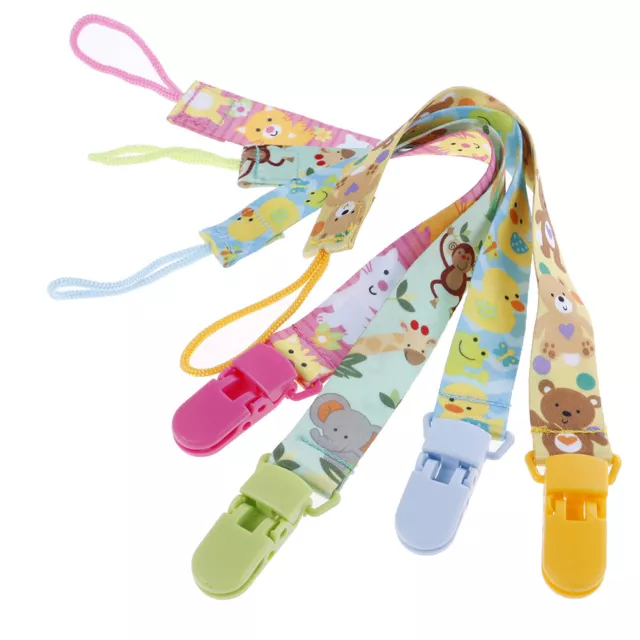 1Pc Newborn baby pacifier clips chain strap soother dummy nipple hol`AJ 2