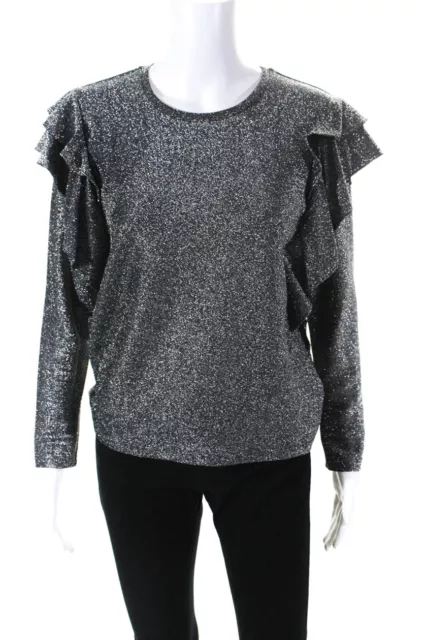 Rebecca Minkoff Womens Kiera Top - Pewter Size XS