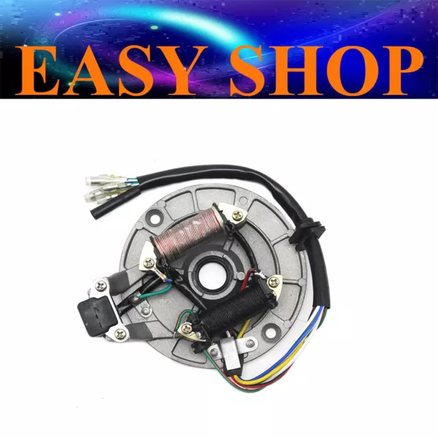 6 Wire 2 Coil Ignition Magneto Stator 50cc 90cc 110cc 125cc ATV QUAD BUGGY BIKE