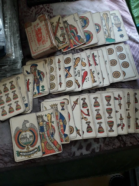 ANCIEN TAROT DE Marseille Cartes de Tarot Français 1963 BP Grimaud Plus