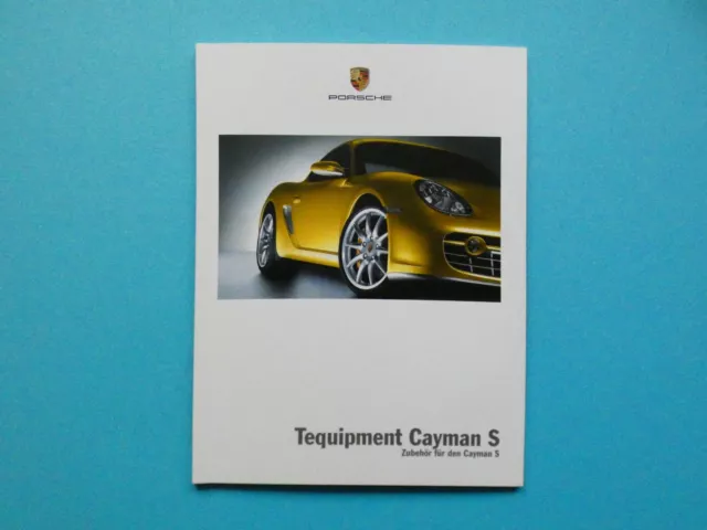 Prospekt / Katalog / Brochure Porsche Cayman S (987c) Tequipment / Zubehör 06/05