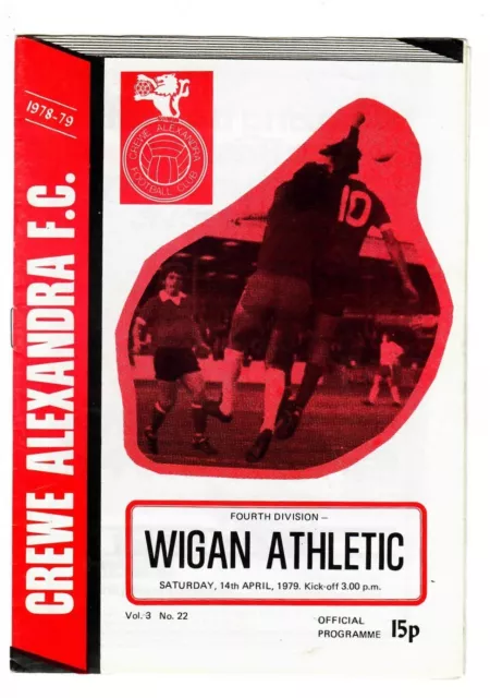 Crewe Alexandra v Wigan Athletic - 1978-79 Division Four - Football Programme