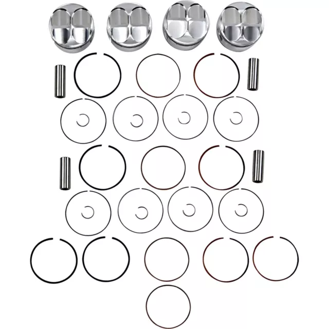 J.E. PISTONS Piston Kit for Kawasaki ZX 750 P Ninja ZX-7R 1996-2003 149299