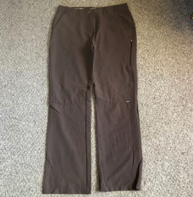 Rohan Roamers Trousers Women 14 Grey Hiking Outdoor Walking Travel