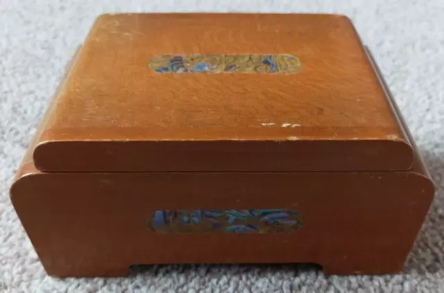 Ataahua Wooden Lidded Box Wood New Zealand ? Jewellery Storage Trinket With Lid 2