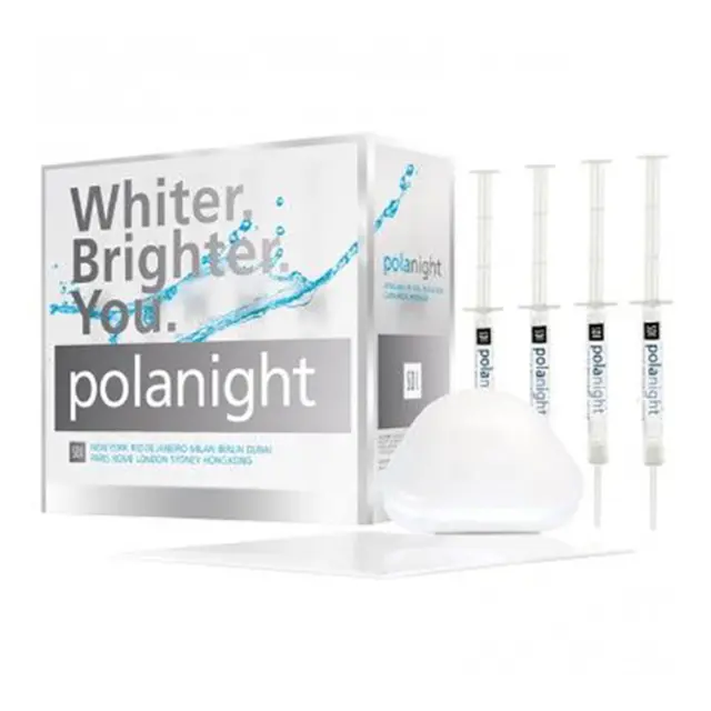 SDI 7700109 Pola Night Tooth Whitening Syringe Kit 16% Spearmint 10/Pk