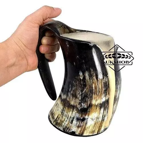 Viking Drinking Horn Mug | Tankard Scratch and Dent| Authentic Viking Drinking