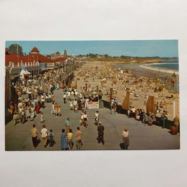 Boardwalk Santa Cruz California Vintage Postcard Circa 1960S -70S Unposted