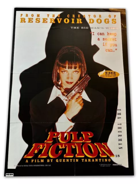 Uma Thurman PULP FICTION Quentin Tarantino Movie Poster 2001: A SPACE ODYSSEY