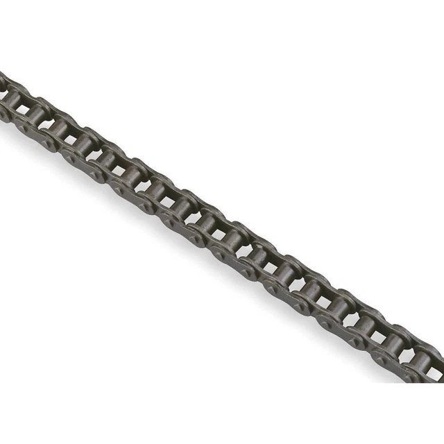 TSUBAKI 120RIV Roller Chain,10ft,Riveted Pin,Steel