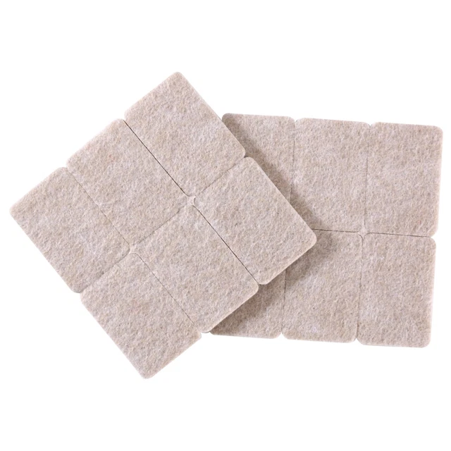 12 piezas almohadillas de fieltro 4*2,8 cm almohadilla protectora de piso para muebles de silla de mesa