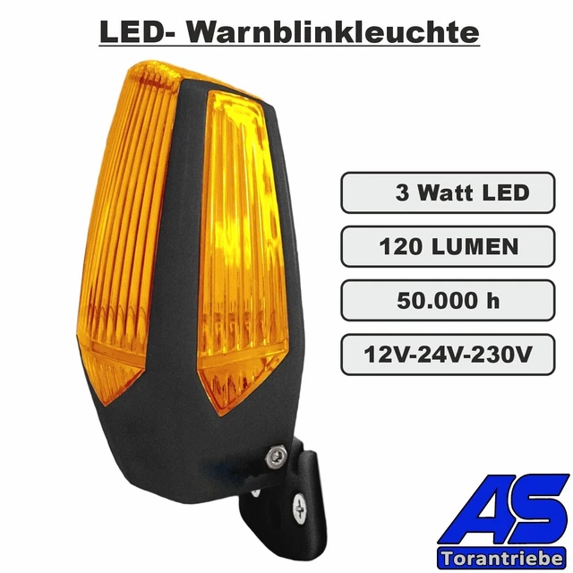DC12V Or 24V LED Tor Blinklicht Warnlicht Für Schaukel Schiebetoröffner / Barriere Signal Blinkt / Garagentor