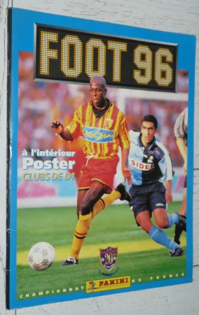 Album Panini Football 1995-1996 Foot 96 France Incomplet Poster + Italia 90