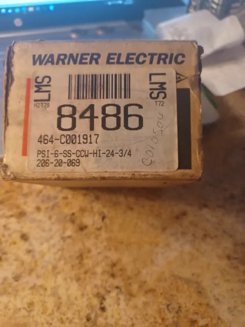 Warner Electric 206-20-006 Wrap Spring Mechanical Clutch