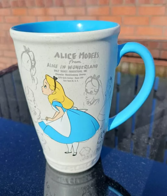Disney Store Alice Models From Alice In Wonderland Animated Sketch Classic Mug