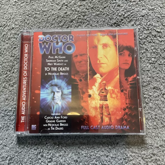 Doctor Who To The Death  Big Finish  CD *OUT OF PRINT* Audio