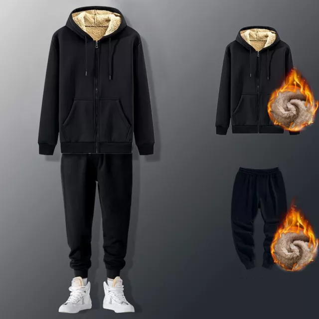 Pantaloni da uomo Athletic 2 pezzi jogging corsa fitness tempo libero tessuto non tessuto track tuta S ¬