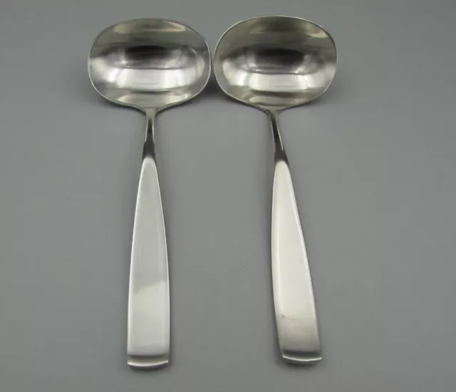 Towle Lauffer Stainless Korea BEDFORD Gravy Ladles - Set of Two - Used