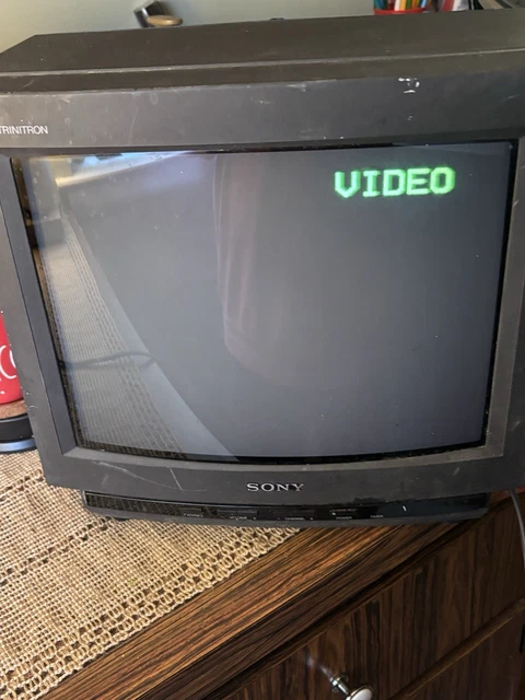 SONY KV-10PR1 TRINITRON Color TV 10 Inch CRT Monitor 1997 Retro
