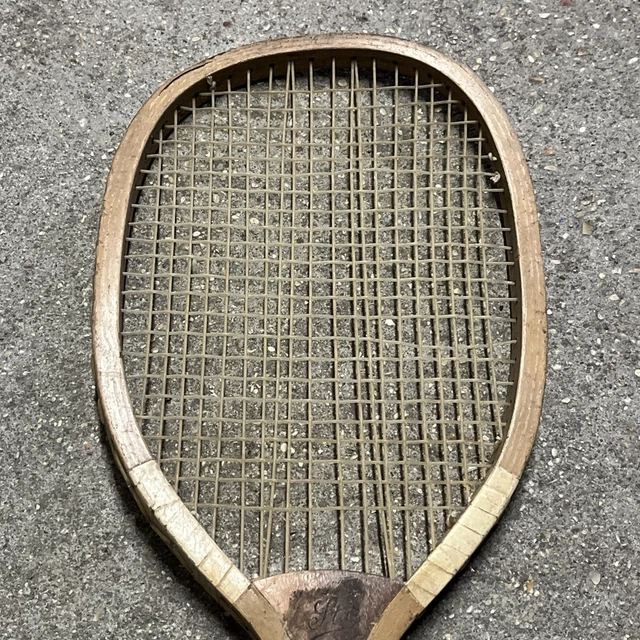 Raquette De Tennis Ancienne MAJOR BIG BOW Vintage Avec Sa Housse D'origine