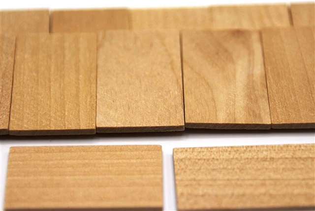 Dollhouse Cedar Roof Shingles Unfinished Roofing Tiles Pack of 100 Wooden 1:12