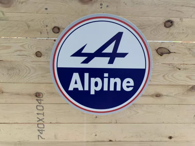 ENSEIGNE ALPINE  ( diamètre = 45 cm )