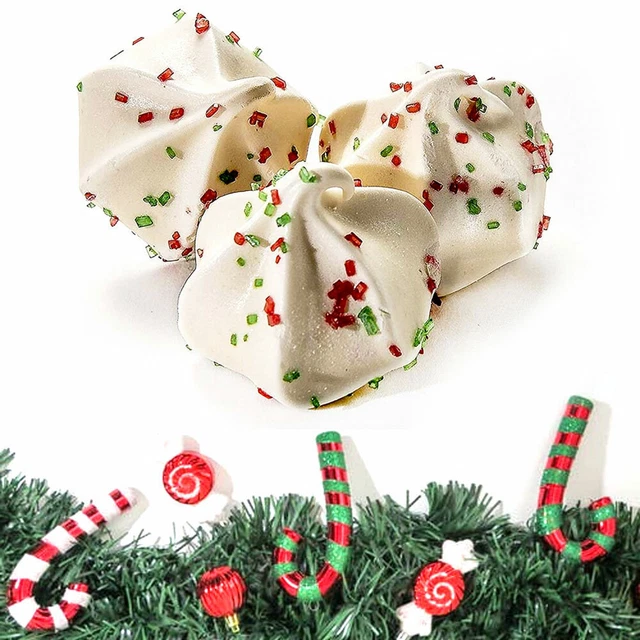 Vacances Vanille Meringue Cookies sans Gluten Bas Graisse Pareve Snacks Bonbons