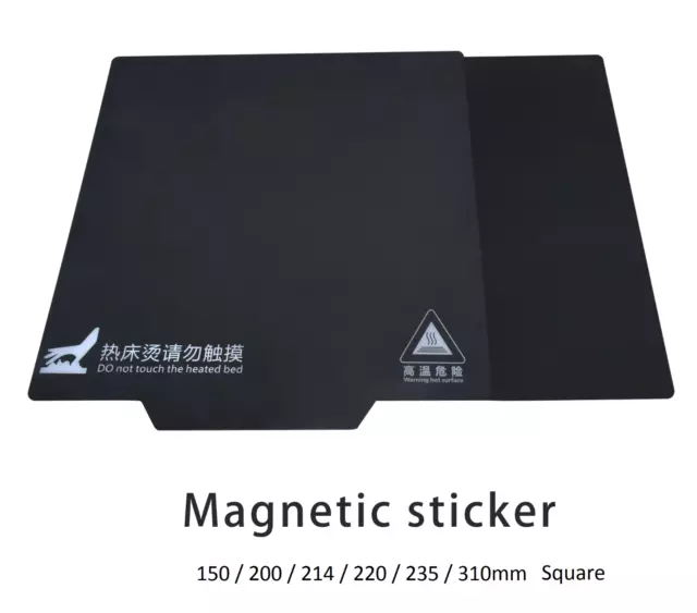 Magnetic Plate Heated Bed Build Surface Sticker Flexible  for 3D Printing