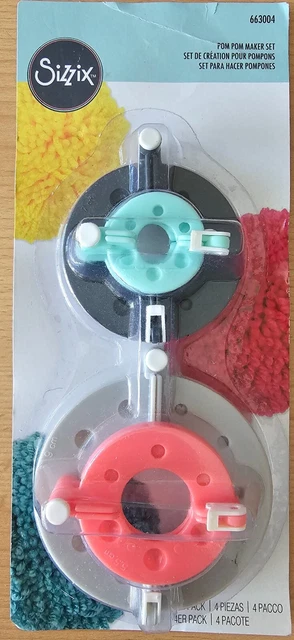 Pom-Pom Maker Sizzix #663004 NUEVO