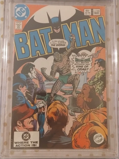 Batman #359 (1983) Key 1st Killer Croc Cover CGC 9.6 White Pages No Reserve 🐊