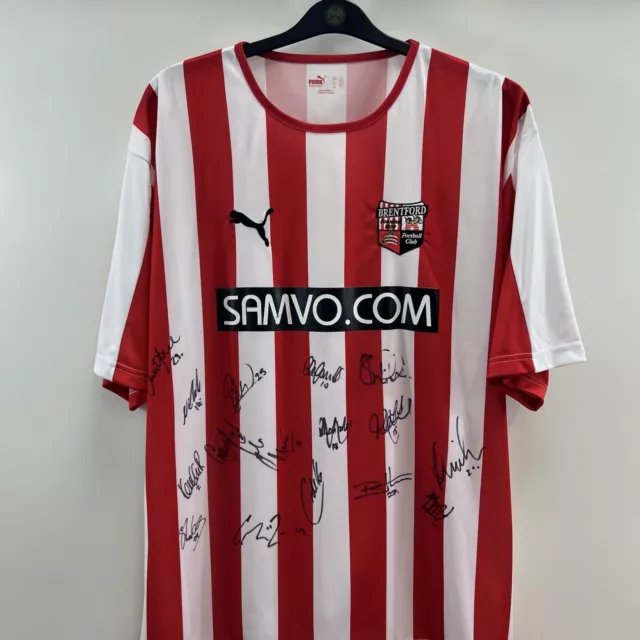 Brentford Signed Home Football Shirt 2007/08 Adults XL Puma C843 3