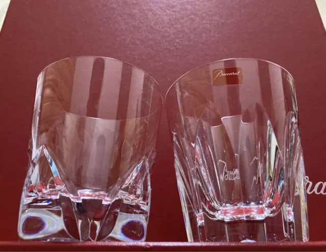 Baccarat Crystal Polignac And Chartres Pair With Box