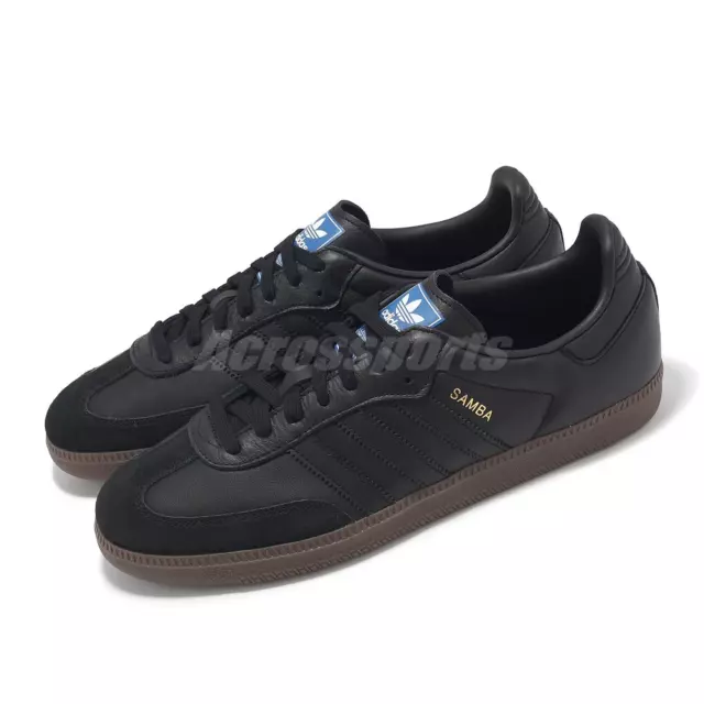 adidas Originals Samba OG Triple Black Gum Men Unisex Casual Shoes IE3438