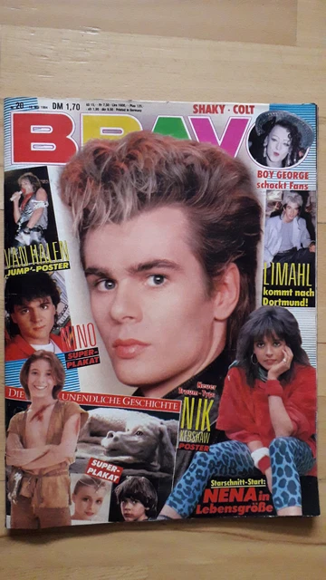 BRAVO Nr.20 vom 10.5.1984 Nik Kershaw, Tami Stronach, Saga, Depeche Mode, Nena..