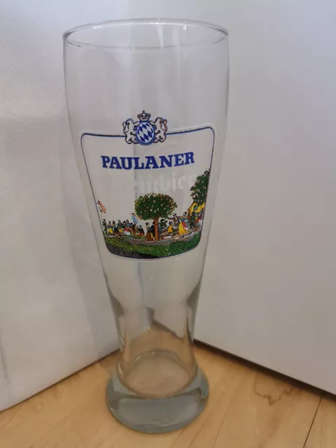 Bierglas Weizenglas - Paulaner Weißbier - Bier Beer Bayern Bavaria Germany